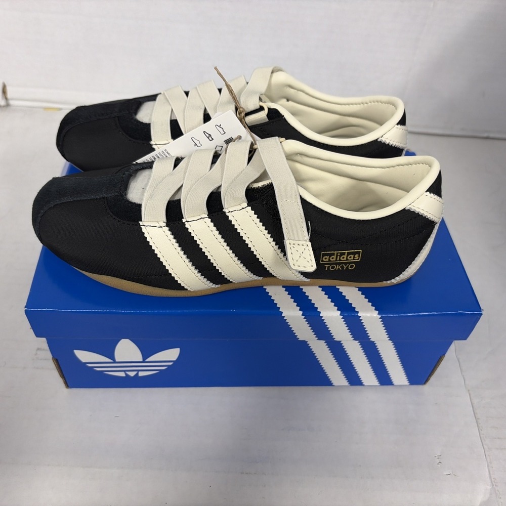Adidas Originals TOKYO MJ JR4790 Core Black Cream Women 6 US authentic BRAND NEW